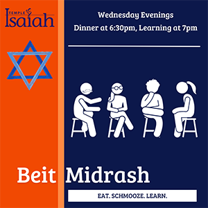 Beit Midrash Class (Session 3: Updated Timing)