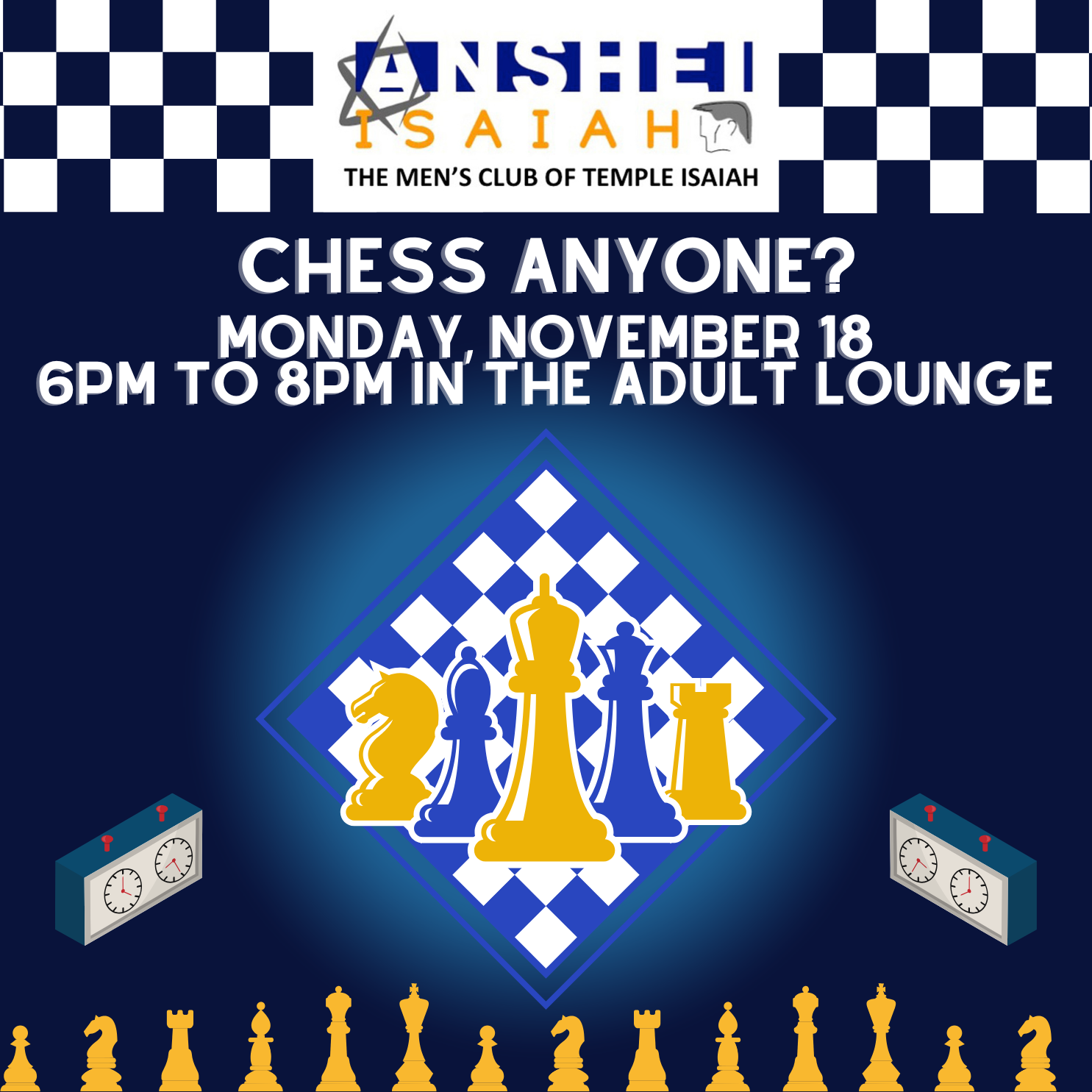 Anshei Isaiah: Chess Anyone?