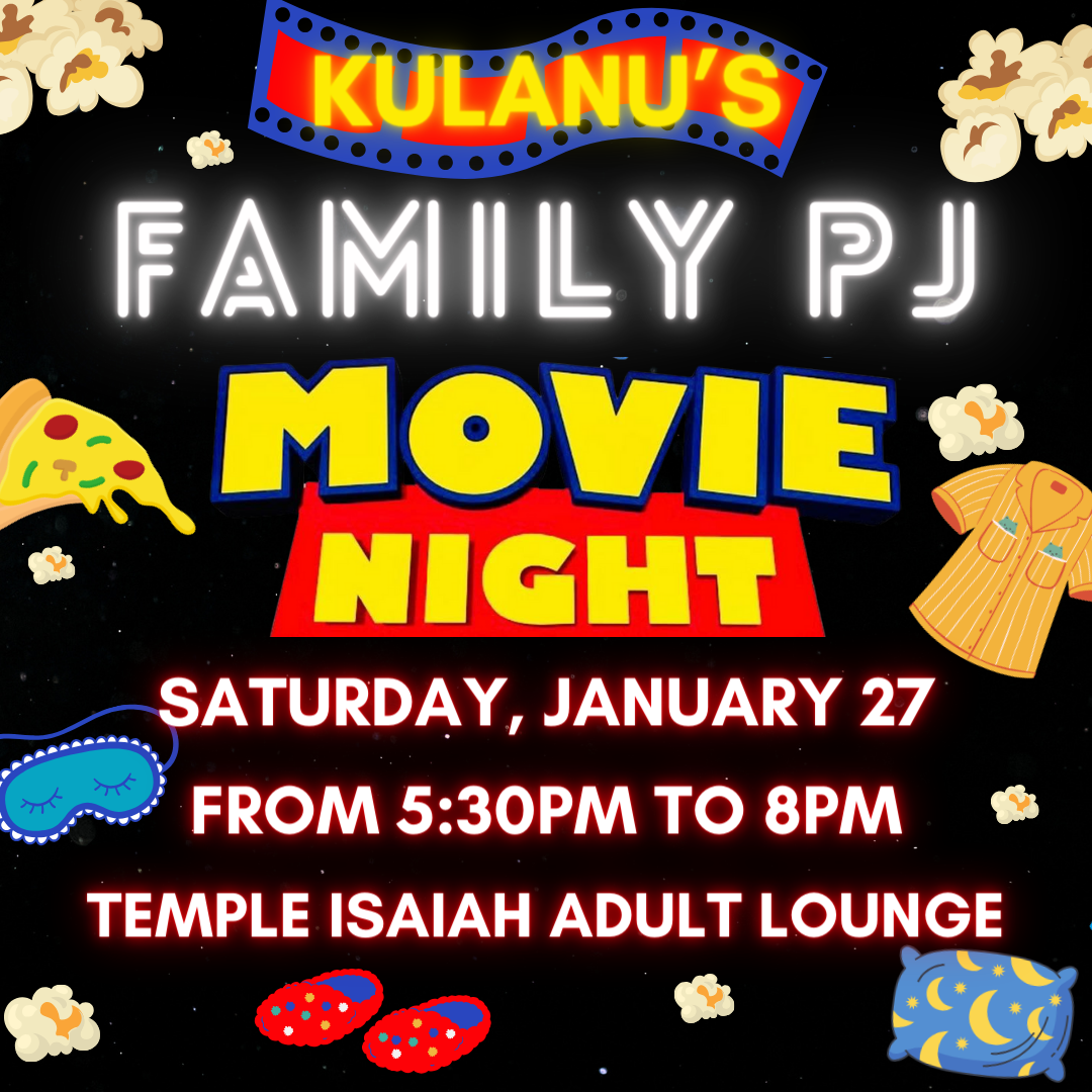 Kulanu Family PJ Movie Night