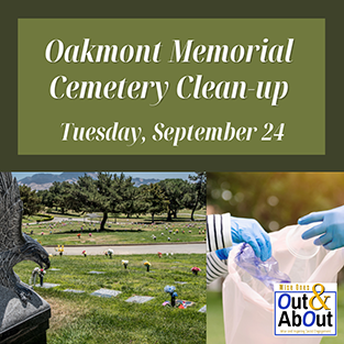 WISE Ones Out and About: Oakmont Cemetary Clean-up