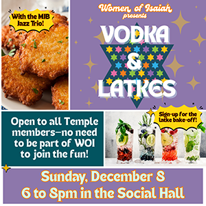 WOI Vodka and Latkes